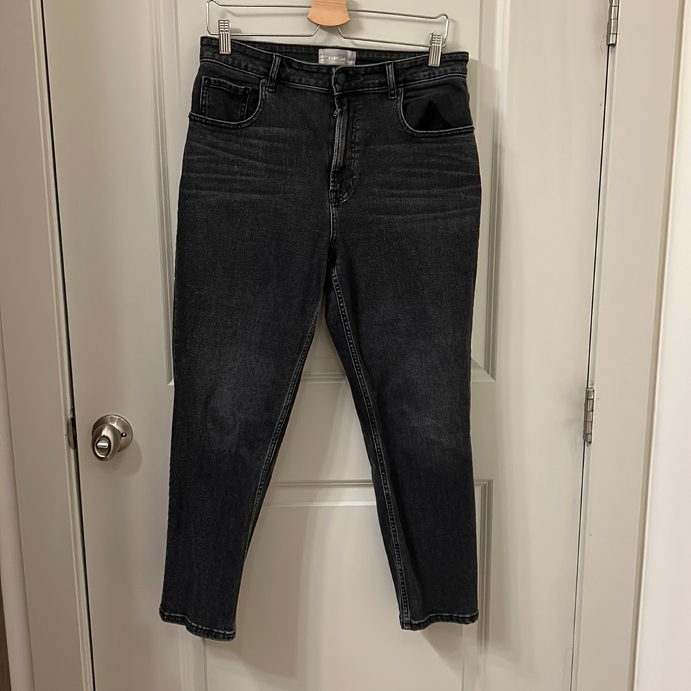 Everlane Black Curvy Cheeky Jean